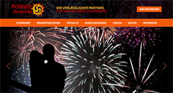 Desktop Screenshot of power-fireworks.at