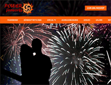 Tablet Screenshot of power-fireworks.at